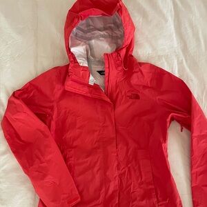 The North Face Women's Vibrant Red Rain Jacket
